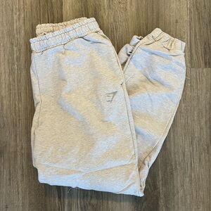 Gymshark Light Gray Track Pants